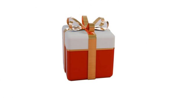 Декоративная фигура "Подарок" большой (60см) Декоративная фигура "Подарок" большой (60см)