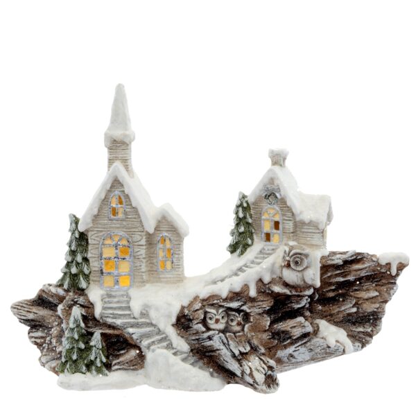 Фигура декоративная с подсветкой "Уютный дом" Фигура декоративная с подсветкой "Уютный дом"