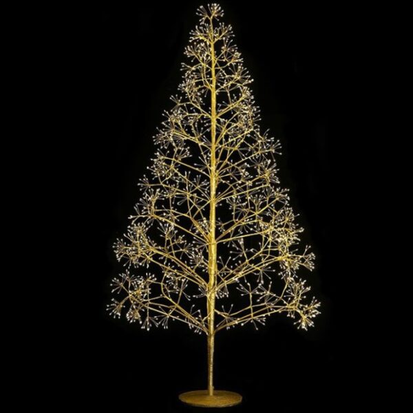 Дерево с подсветкой золотой свет 210 см 3000 LED Дерево с подсветкой золотой свет 210 см 3000 LED
