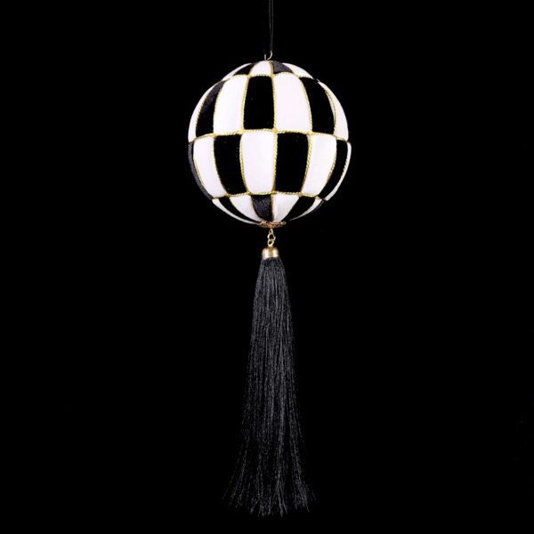 Елочное украшение "Шахматный шар"