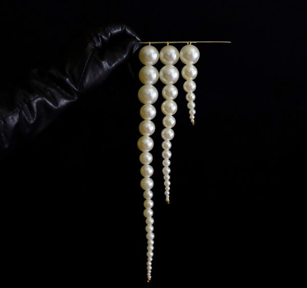 Елочное украшение "Жемчужные сосульки" Елочное украшение "Жемчужные сосульки"