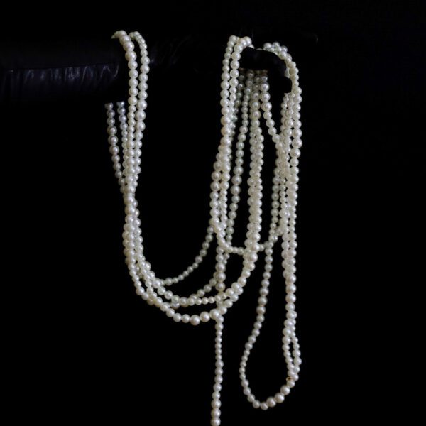 Елочное украшение "Нить жемчуга"