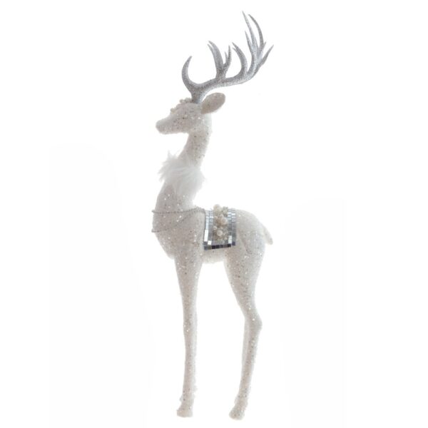Декоративная фигура "Белоснежный олень" Декоративная фигура "Белоснежный олень"