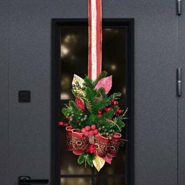 Рождественский подвес на дверь Зимняя сказка