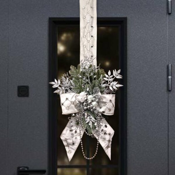 Рождественский подвес на дверь Снежная симфония Рождественский подвес на дверь Снежная симфония